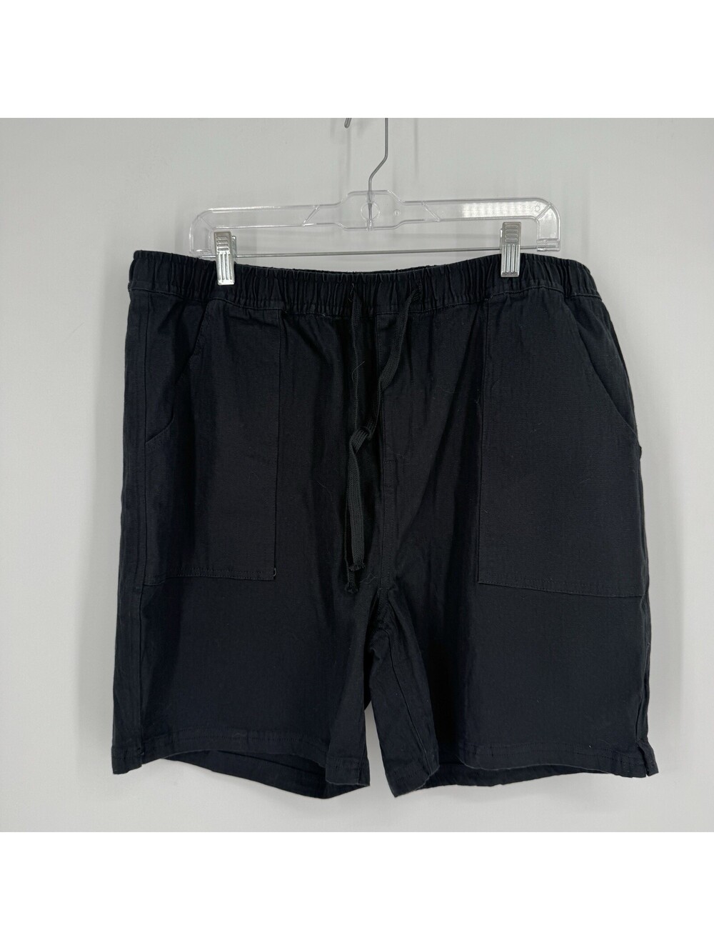 The hundreds shorts mens large L black pull on minimalist casual summer beach